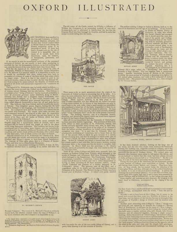 Oxford illustriert von Henry William Brewer