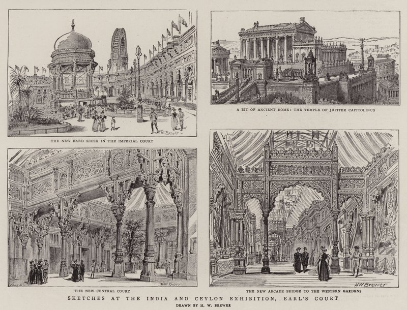 Skizzen auf der Indien- und Ceylon-Ausstellung, Earl