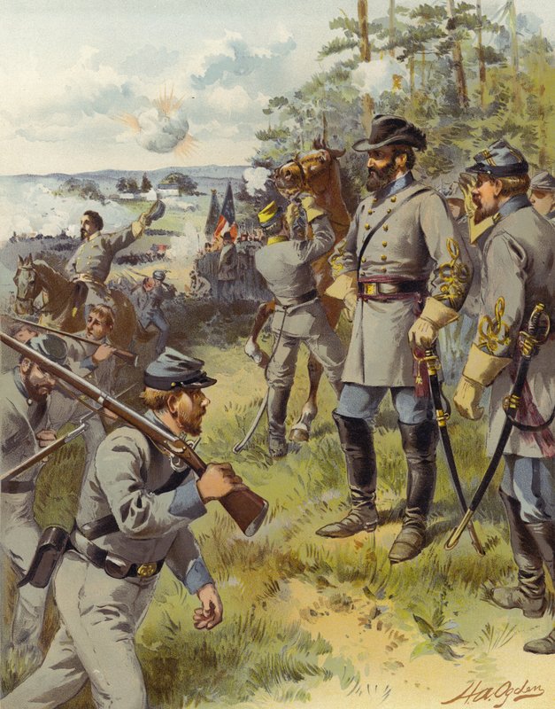 Stonewall Jackson, Bull Run von Henry Alexander (after) Ogden