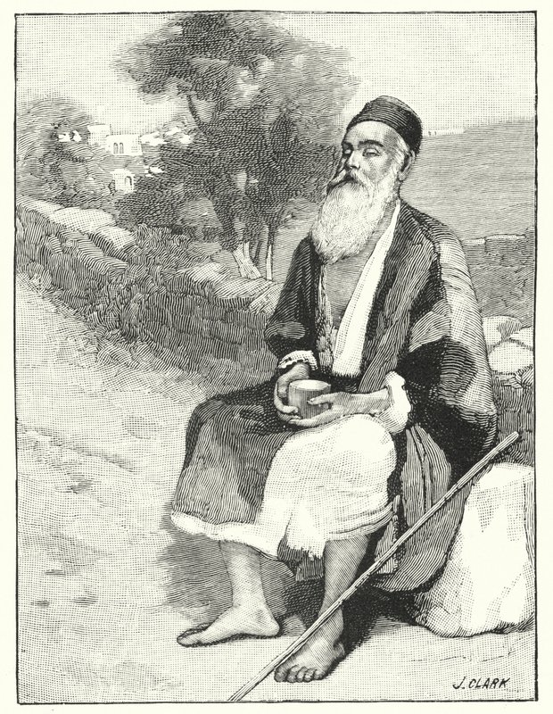 Ein blinder Bettler in der Nähe von Jerusalem von Henry Andrew Harper