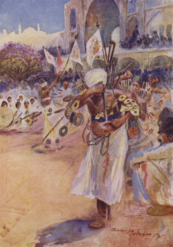 Das Mohurrum-Fest, Persien von Henry Charles Seppings Wright