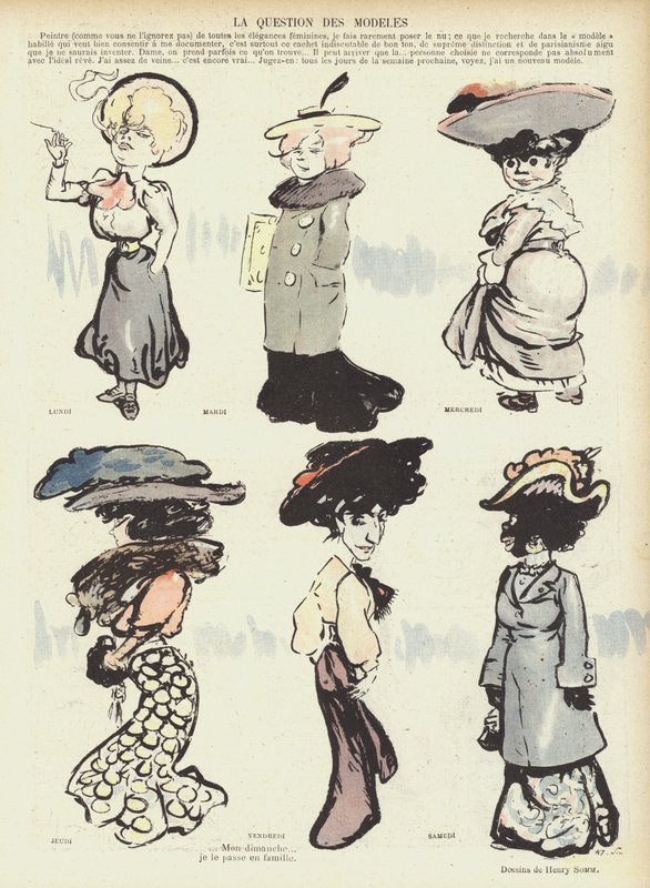Illustration für Le Rire von Henry Somm