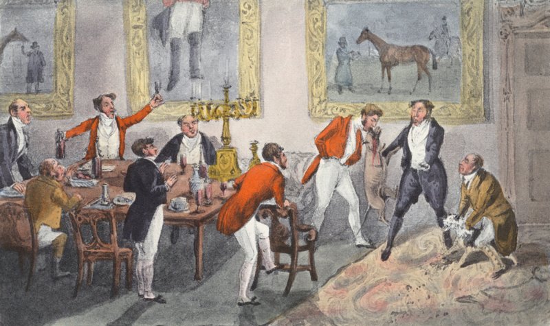 Blut und der Bulldogge von Henry Thomas (after) Alken