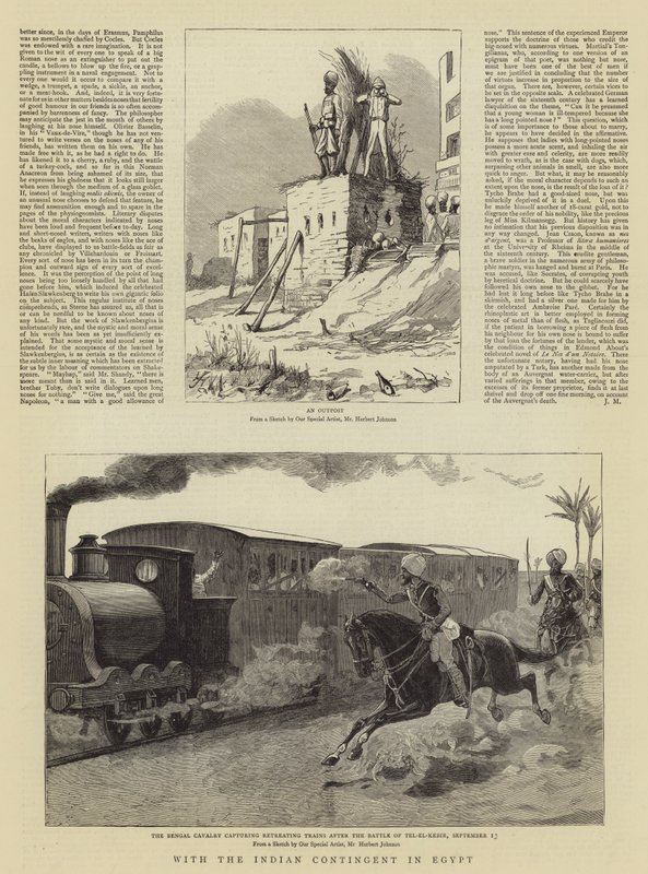 Mit dem indischen Kontingent in Ägypten von Herbert Johnson