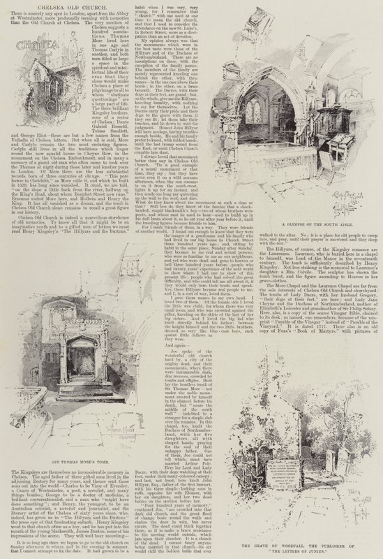 Chelsea Old Church von Herbert Railton