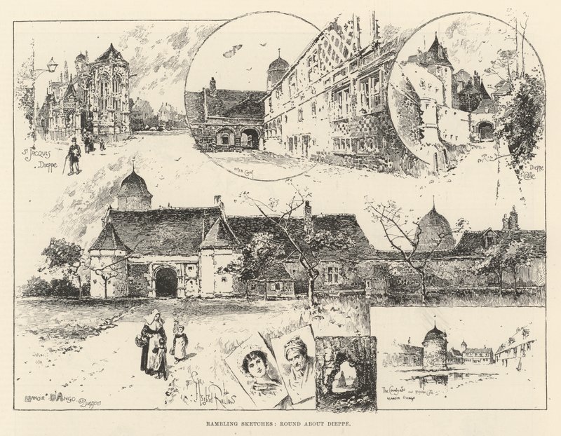 Streifzüge, rund um Dieppe von Herbert Railton