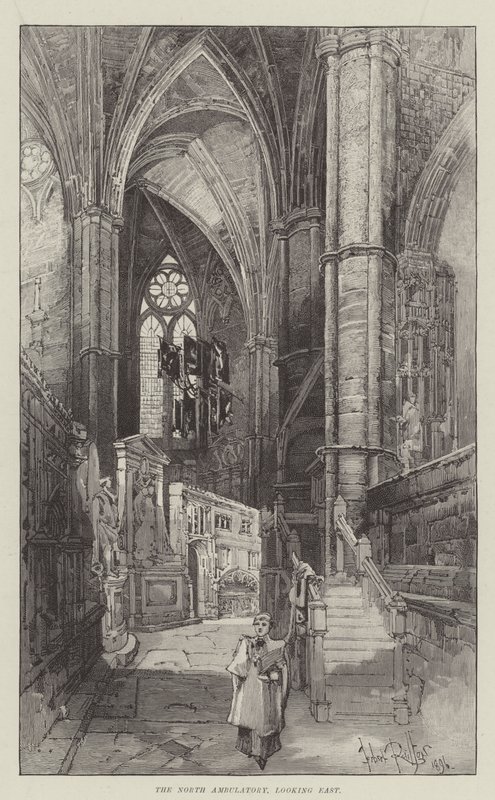 Der nördliche Umgang, Blick nach Osten von Herbert Railton