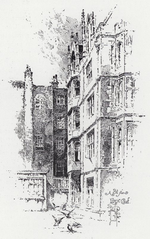 Ein Stück aus Essex Court von Herbert (after) Railton