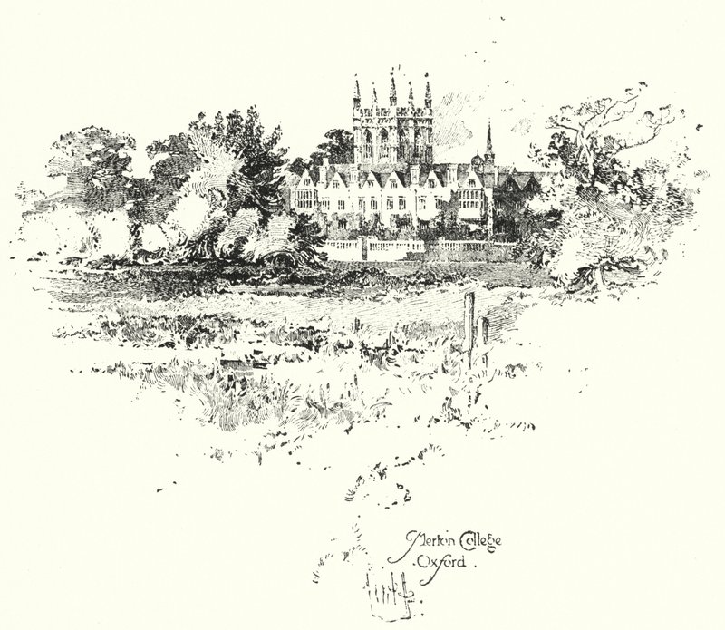 Merton College, Oxford von Herbert (after) Railton