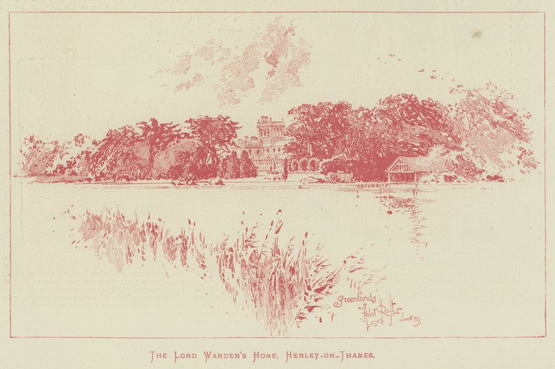 Das Heim des Lord Warden, Henley-on-Thames von Herbert Railton