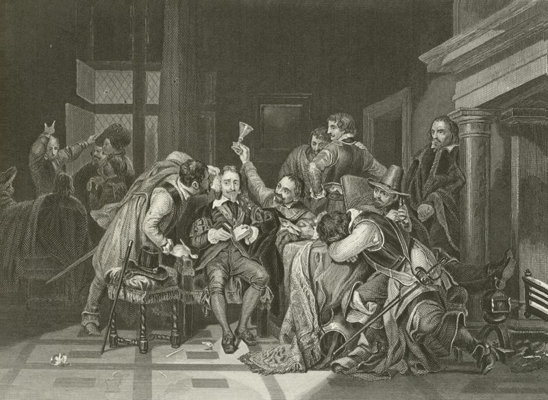 Karl I. im Wachraum von Hippolyte Delaroche
