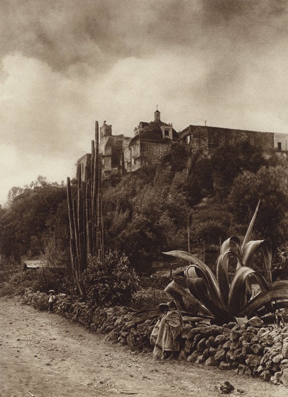 Mexiko: Kirche von Tepepam von Hugo Brehme