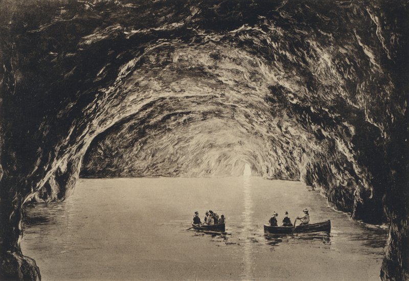 Neapel: Capri, Blaue Grotte von Italian Photographer