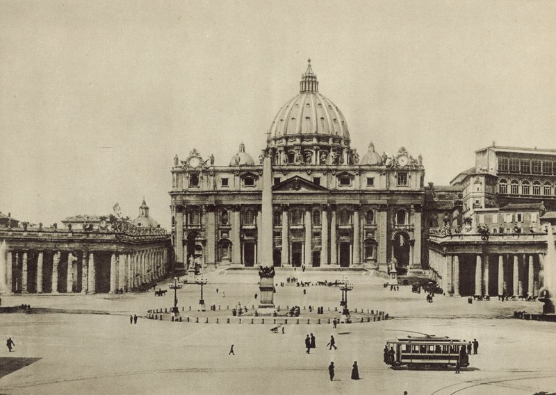 Fassade der Petersbasilika von Italian Photographer