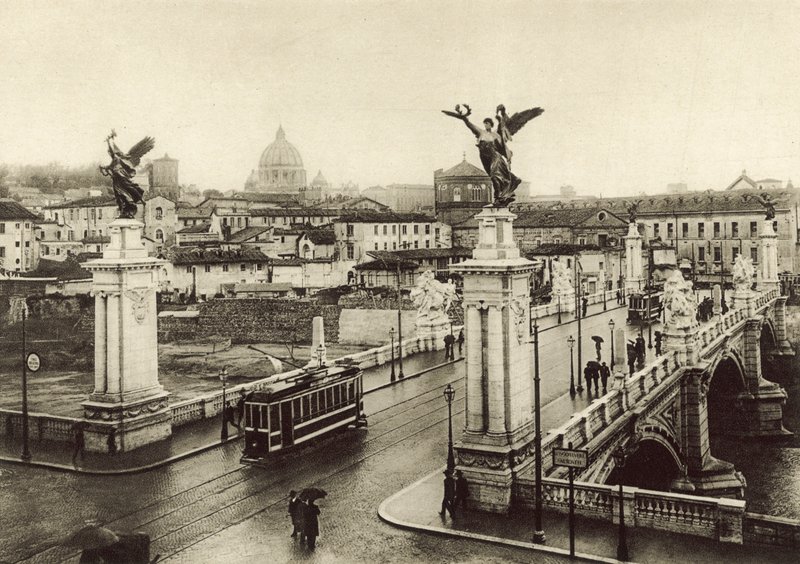 Die Victor-Emmanuel-Brücke von Italian Photographer