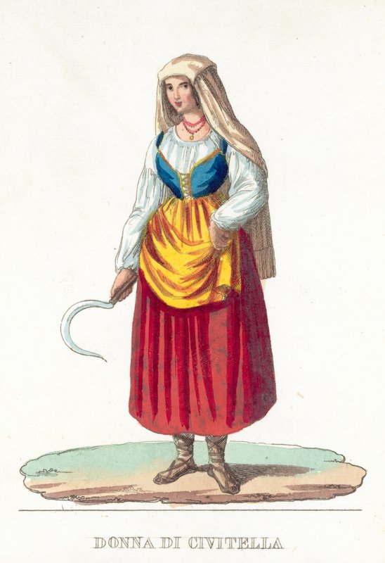 Donna Di Civitella von Italian School