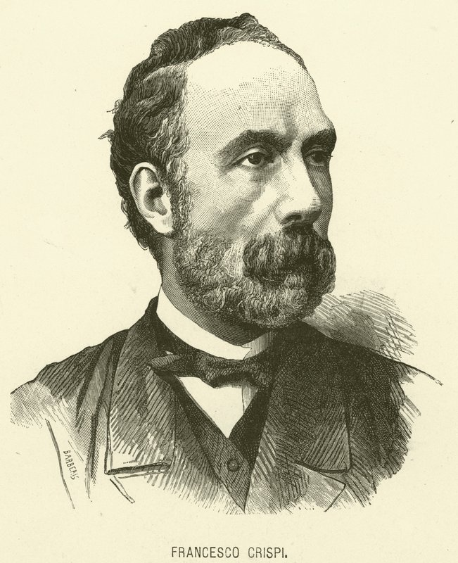 Francesco Crispi (Stich) von Italian School