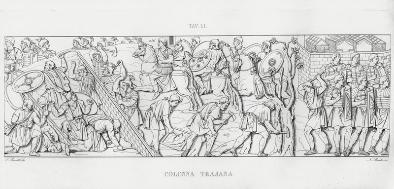 Die Trajanssäule von Italian School