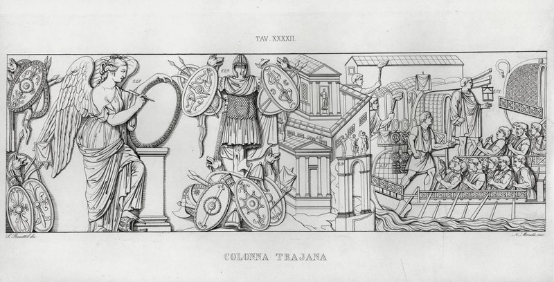 Die Trajanssäule von Italian School
