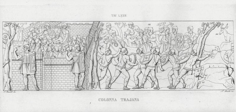 Trajanssäule von Italian School