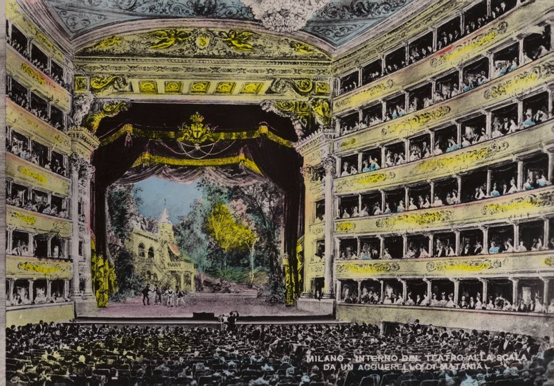 Mailand, Innenansicht, Teatro Alla Scala von Italian School