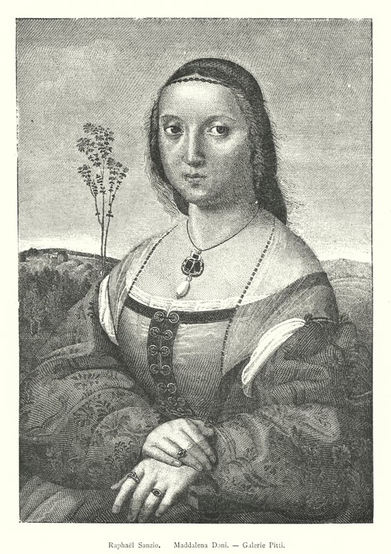 Raffael Sanzio, Maddalena Doni, Pitti-Galerie von Italian School