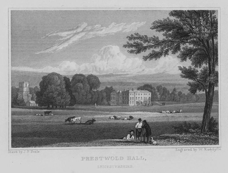 Prestwold Hall, Leicestershire von John Preston Neale