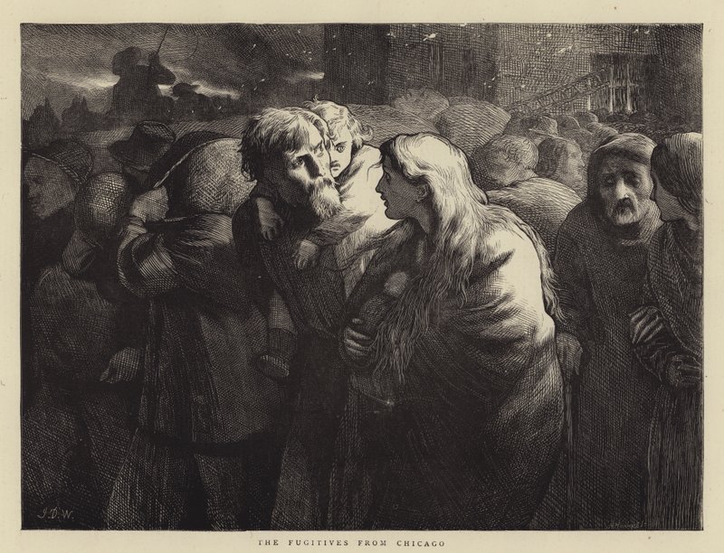Die Flüchtlinge aus Chicago von James Dawson Watson