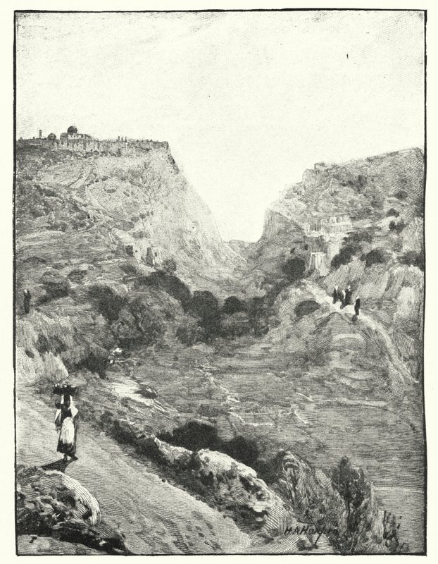 Das Königstal, Jerusalem (Lithografie) von James (after) Clark