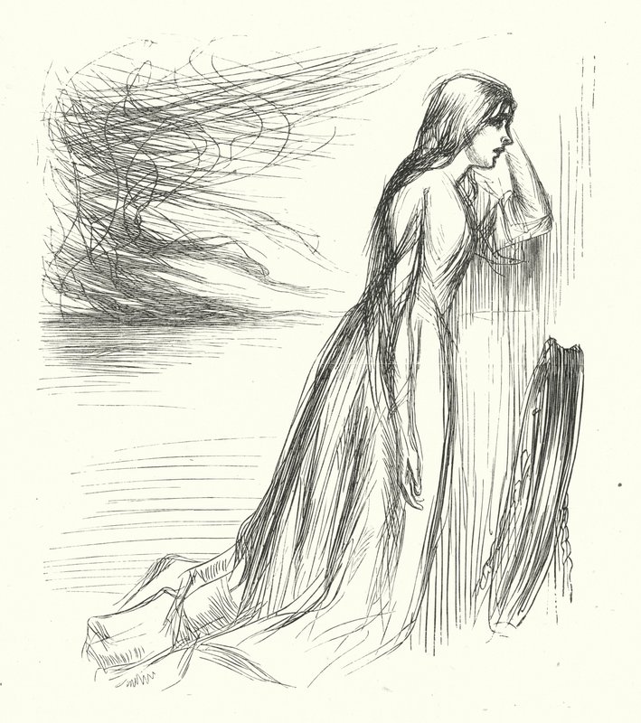 "Verließ sein Zuhause" (Gravur) von James Abbott McNeill (after) Whistler
