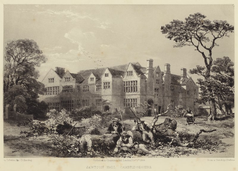 Sawston Hall, Cambridgeshire von James Dafforne
