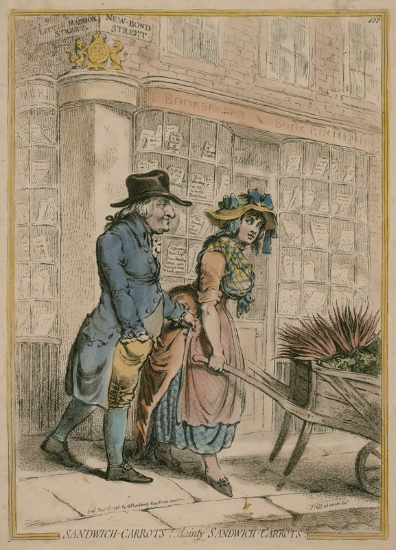 Sandwich-Karotten - Lady Sandwich Karotten von James Gillray