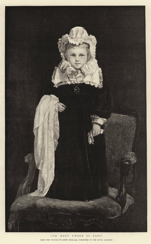 Ich bin Mary Tween of Tots von James Hayllar