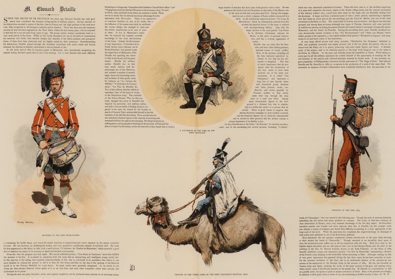 M Edouard Detaille (Chromolithographie) von Jean Baptiste Edouard Detaille