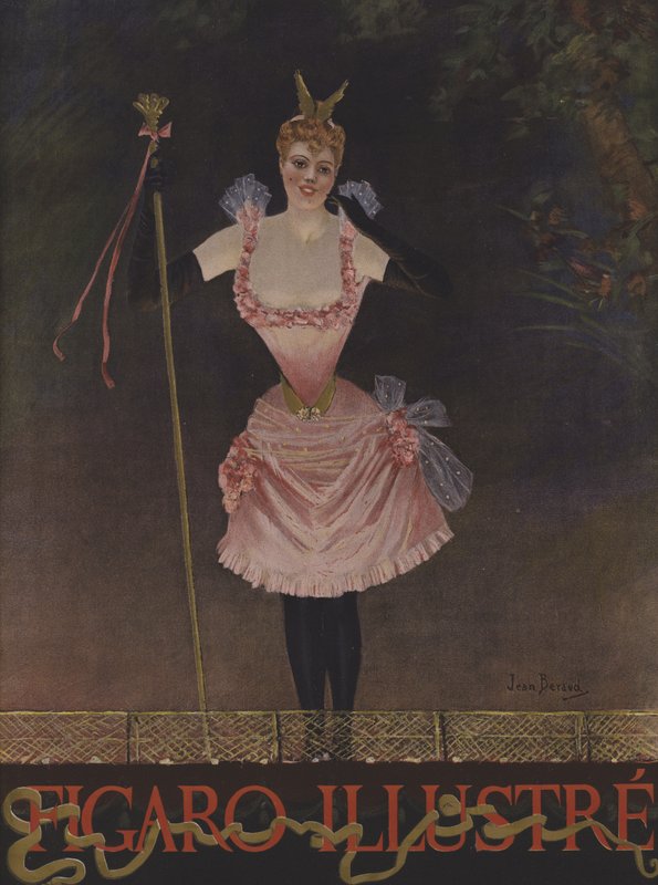 Titelblatt von Le Figaro Illustre, Dezember 1891 von Jean Beraud