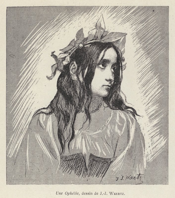 Ophelia von Jean Joseph Weerts