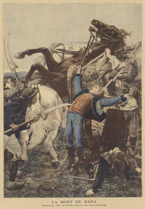 Der Tod von Bara von Jean Joseph Weerts