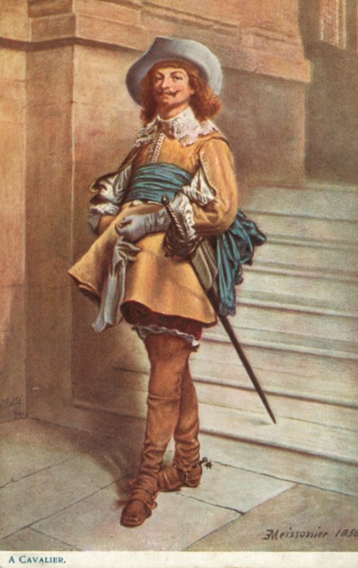 Ein Kavalier von Jean Louis Ernest after Meissonier