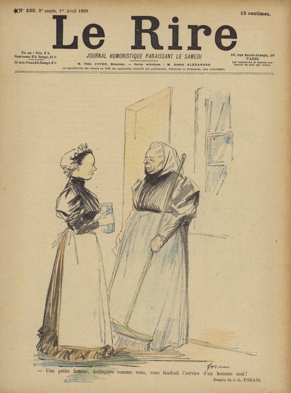 Illustration für Le Rire von Jean Louis Forain
