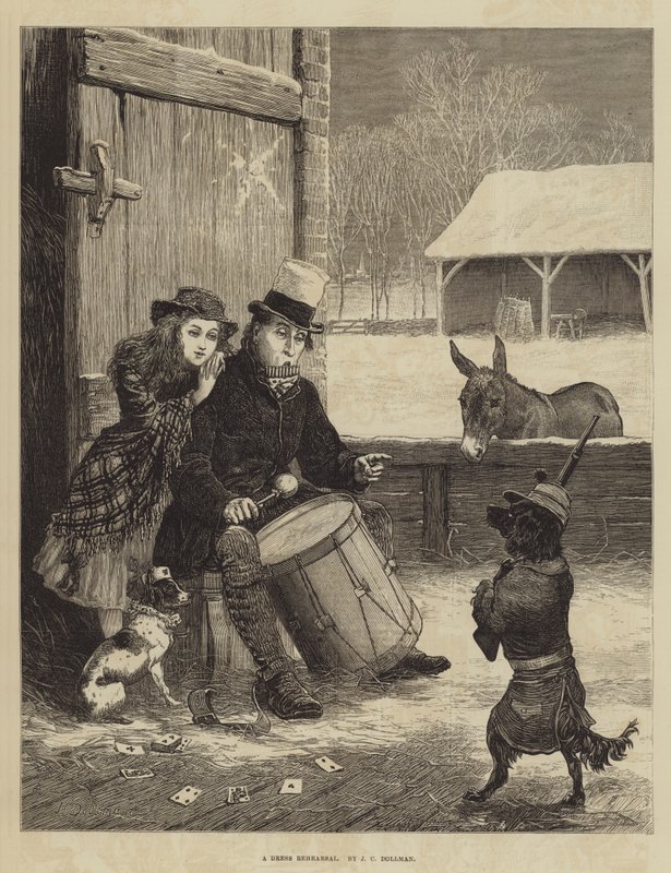 Eine Generalprobe von John Charles Dollman