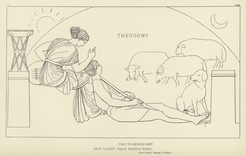 Theogonie von John Flaxman