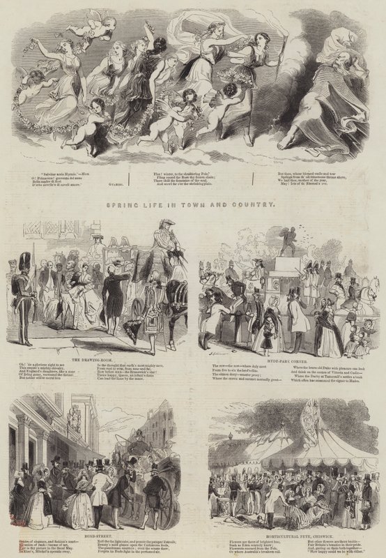 Frühlingsleben in Stadt und Land von John Gilbert