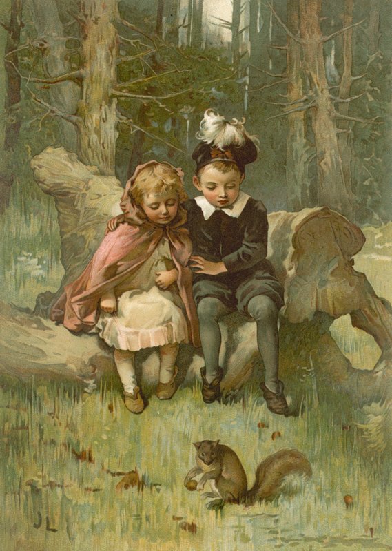 Kinder im Wald von John Lawson