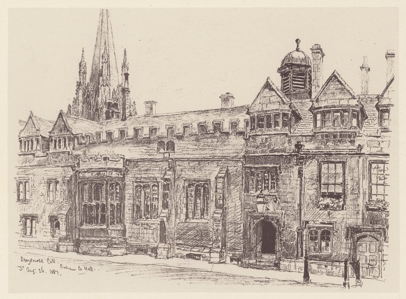 Brasenose College von John Fulleylove