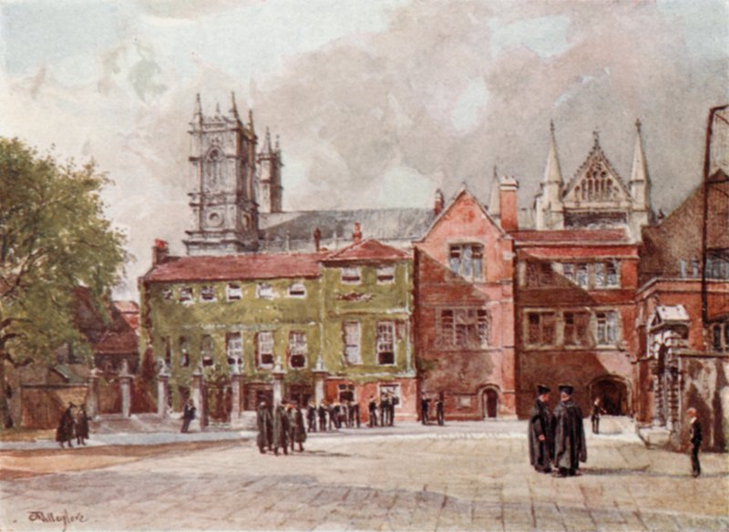 Westminster Abbey, von Westminster School von John Fulleylove