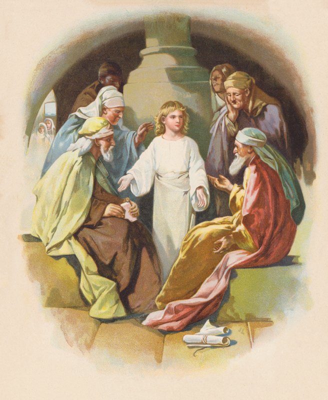 Christus im Tempel von John Lawson