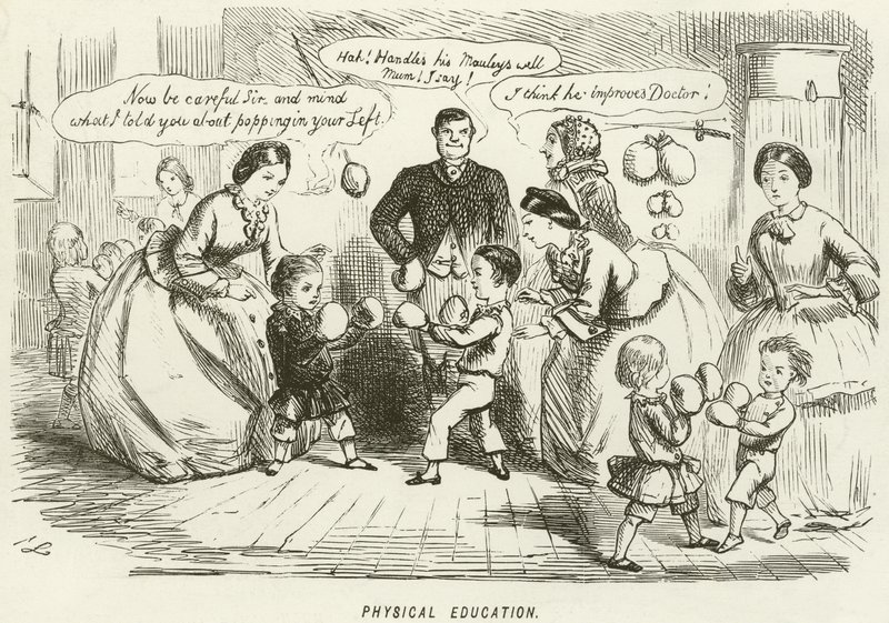 Sportunterricht von John Leech