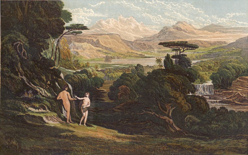 Der Garten Eden von John Martin