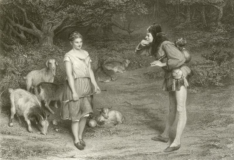 Touchstone und Audrey von John Pettie