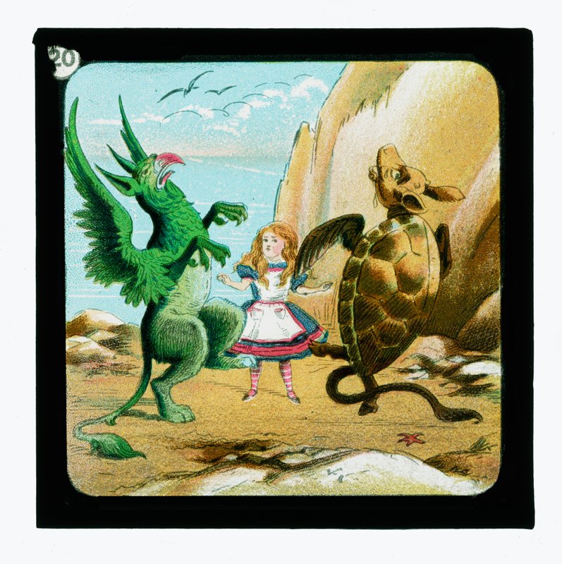 Alice im Wunderland, Farbige Laternenbilder von John Tenniel